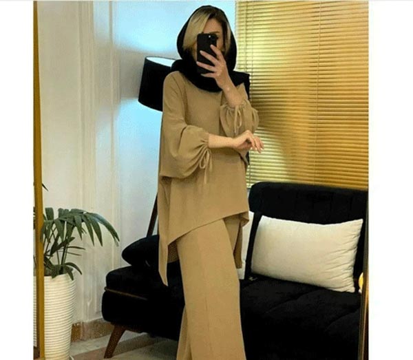 مدل مانتو ابروبادی زیبا ساده بسیار شیک و جذاب زنانه و دخترانه
