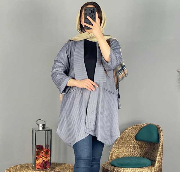 مدل مانتو جلو باز اسپرت با طراحی شیک زیبا خاص زنانه و دخترانه