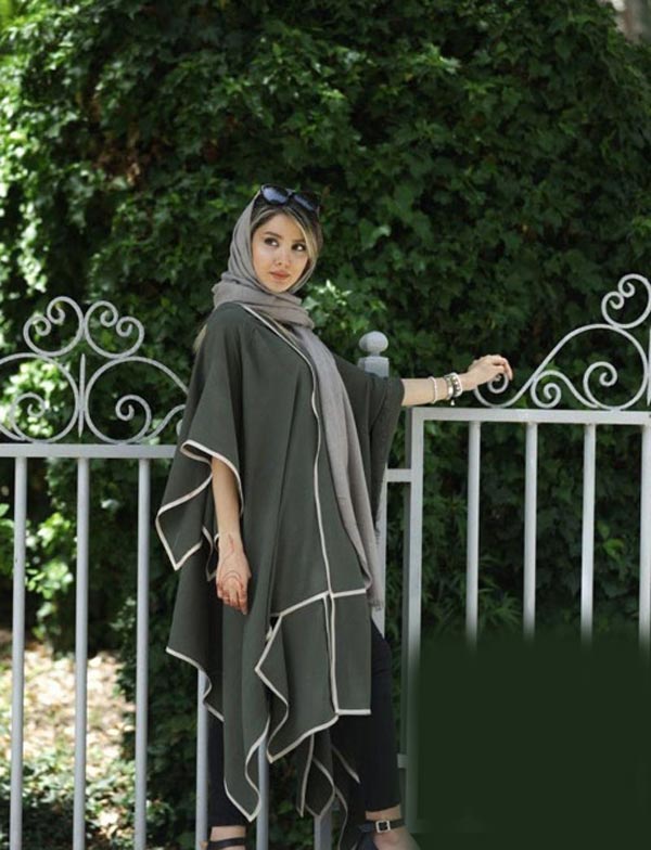 مدل مانتو جلو باز اسپرت با طراحی شیک زیبا خاص زنانه و دخترانه
