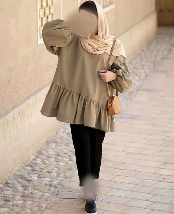 مدل مانتو جلو بسته جدید و شیک اینستا مجلسی در رنگ های متنوع