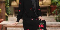 مدل مانتو مجلسی با پارچه کرپ رنگی و تیره بسیار شیک و ساده