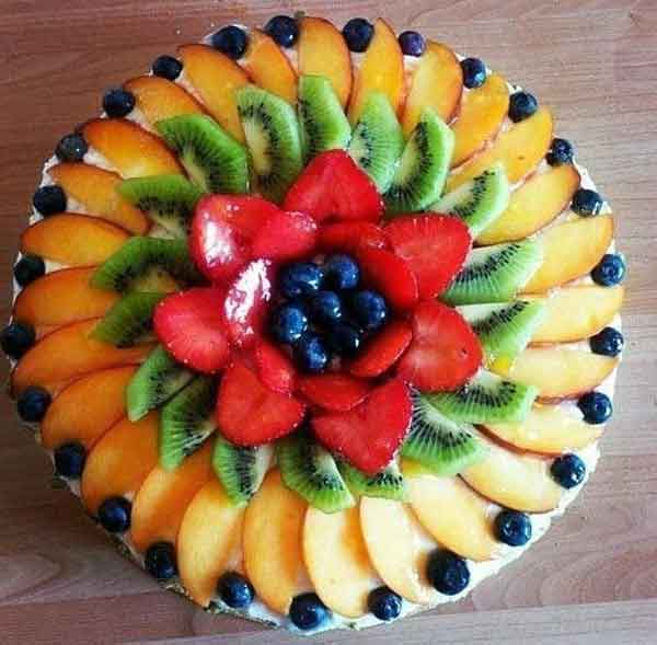 تزیین میوه با پوست رسمی ساده اما زیبا و جذاب