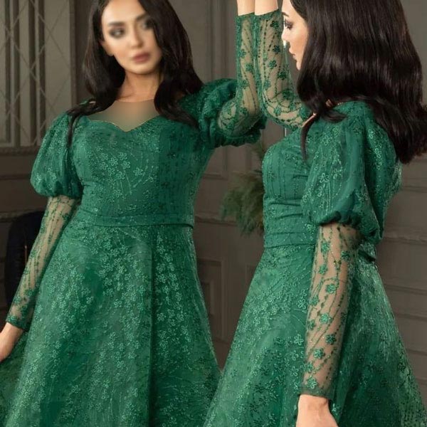 مدل لباس گیپور دخترانه بلند زیبا شیک ساده با مدل های جدید و خاص