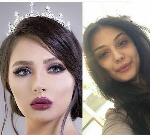 مدل آرایش عروس قبل و بعد با زیبا ترین و جدید ترین مدل ها