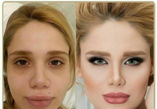 مدل آرایش عروس قبل و بعد با زیبا ترین و جدید ترین مدل ها