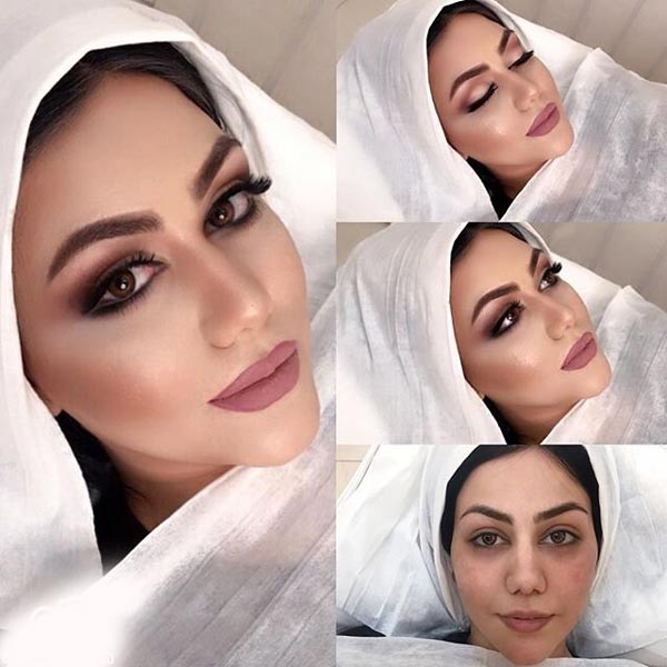 مدل آرایش عروس قبل و بعد با زیبا ترین و جدید ترین مدل ها