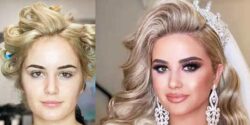 مدل آرایش عروس قبل و بعد با زیبا ترین و جدید ترین مدل ها