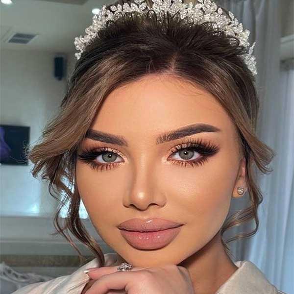 مدل آرایش عروس جدید زیبا لایت طبیعی با مدل های متنوع و گوناگون 