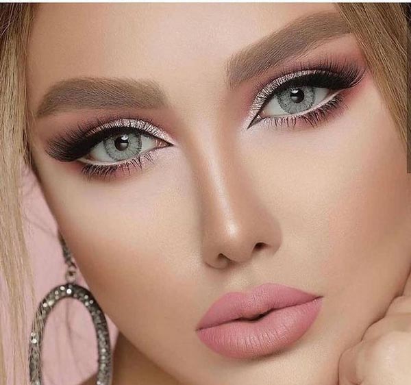 مدل آرایش عروس جدید زیبا لایت طبیعی با مدل های متنوع و گوناگون 