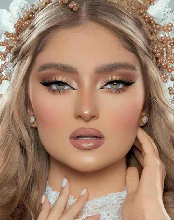 مدل آرایش عروس جدید زیبا لایت طبیعی با مدل های متنوع و گوناگون 