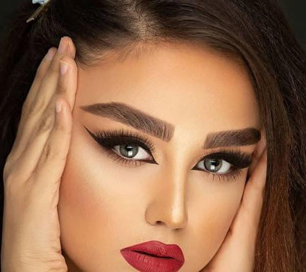 مدل آرایش عروس لاغر لایت ساده زیبا شیک با مدل های امروزی