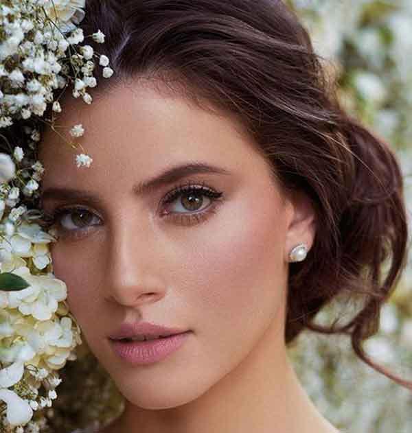 مدل آرایش عروس لاغر لایت ساده زیبا شیک با مدل های امروزی