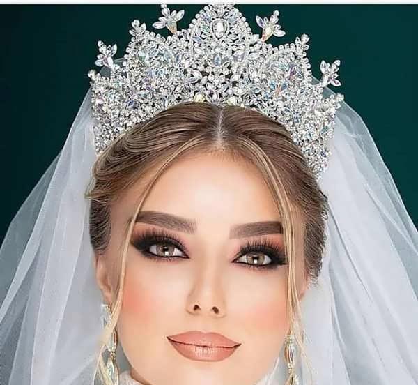 مدل آرایش عروس صورت گرد لایت با ایده های بسیار زیبا و جذاب