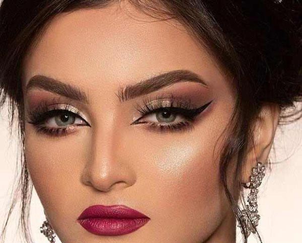 مدل آرایش چشم عربی زیبا خلیجی و ساده برای چشم های ریز و درشت