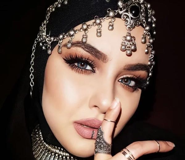 مدل آرایش چشم عربی زیبا خلیجی و ساده برای چشم های ریز و درشت