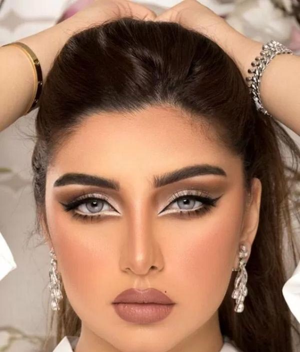 مدل آرایش چشم عربی زیبا خلیجی و ساده برای چشم های ریز و درشت