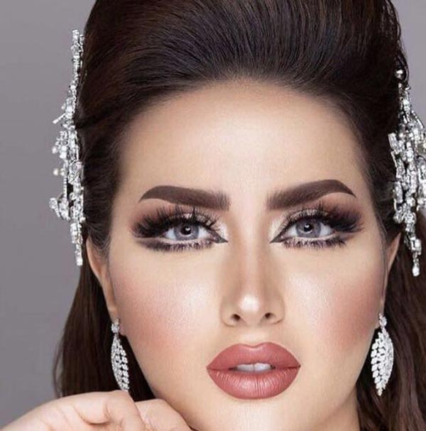 مدل آرایش چشم عربی زیبا خلیجی و ساده برای چشم های ریز و درشت