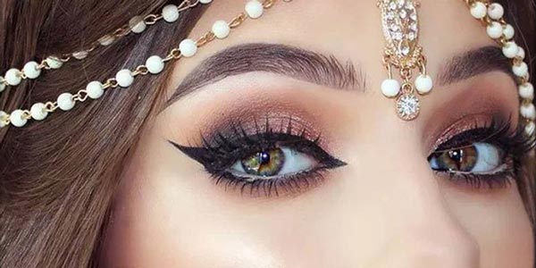 مدل آرایش چشم عربی زیبا خلیجی و ساده برای چشم های ریز و درشت
