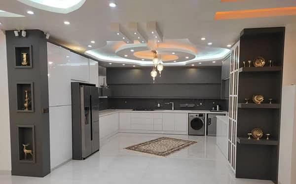 مدل آشپزخانه جدید زیبا ساده با دکوراسیون شیک جدید و مدرن