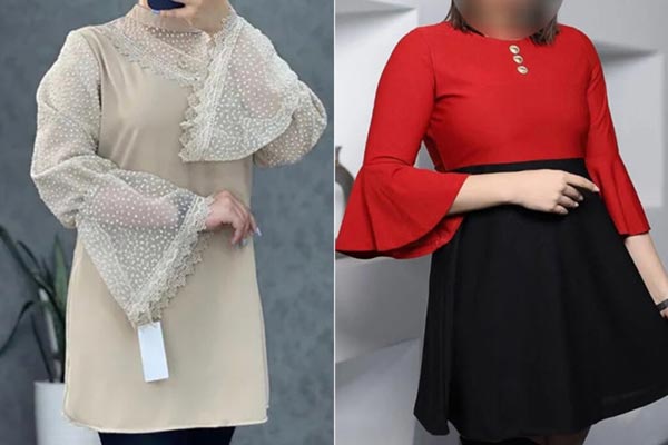 مدل آستین شومیز زیبا شیک جذاب با مدل های جدید زنانه و دخترانه