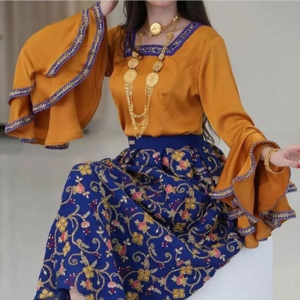 مدل بلوز دامن مجلسی جدید اینستا زیبا شیک زنانه و دخترانه