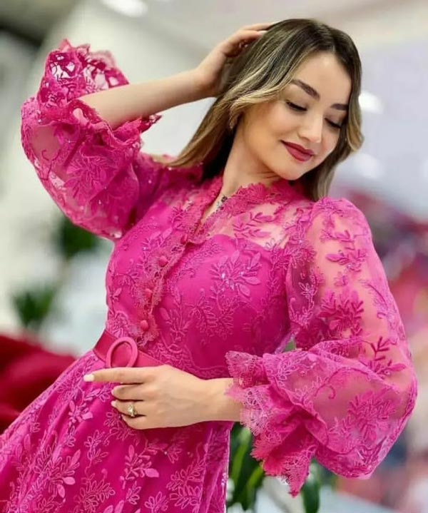 مدل لباس گیپور اینستاگرام زیبا ساده شیک مجلسی زنانه و دخترانه