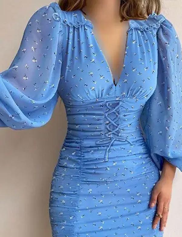 مدل لباس کوتاه عروسکی زیبا شیک جذاب ساده زنانه و دخترانه