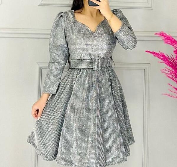 مدل لباس کوتاه عروسکی زیبا شیک جذاب ساده زنانه و دخترانه