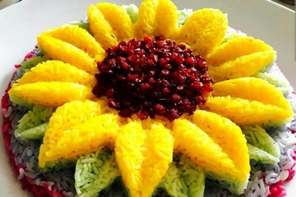 تزیین برنج زیبا ساده با ایده های خلاقانه با سلیقه و هنرمند