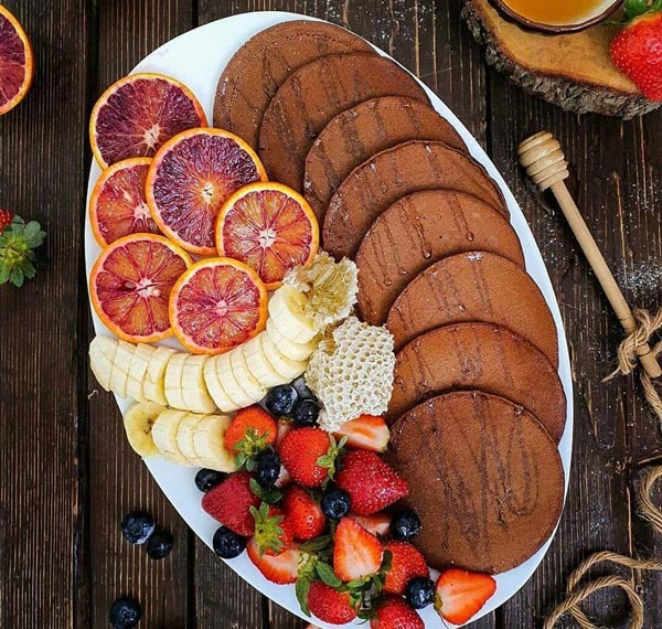 تزیین پنکیک خوشگل خوشمزه با مدل های خلاقانه جدید و زیبا