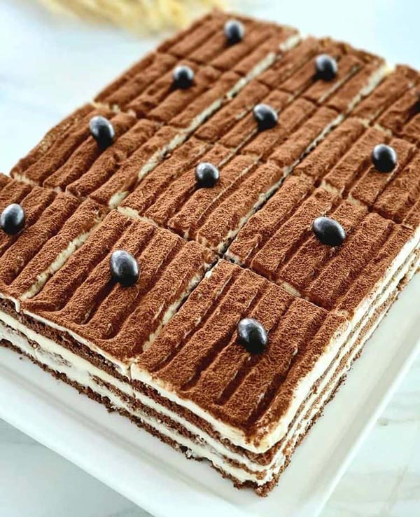 تزیین تیرامیسو زیبا خوشمزه با مدل های جدید مجلسی و خوشگل
