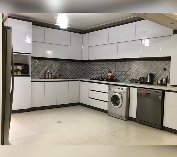 هایگلاس مدل کابینت آشپزخانه ایرانی جدید با ایده های شیک و امروزی