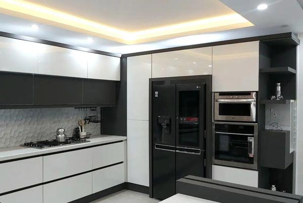 هایگلاس مدل کابینت آشپزخانه ایرانی جدید با ایده های شیک و امروزی