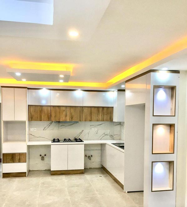 هایگلاس مدل کابینت آشپزخانه ایرانی جدید با ایده های شیک و امروزی