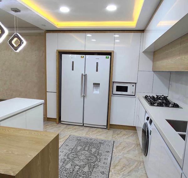 هایگلاس مدل کابینت آشپزخانه ایرانی جدید با ایده های شیک و امروزی