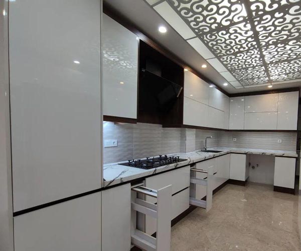هایگلاس مدل کابینت آشپزخانه ایرانی جدید با ایده های شیک و امروزی