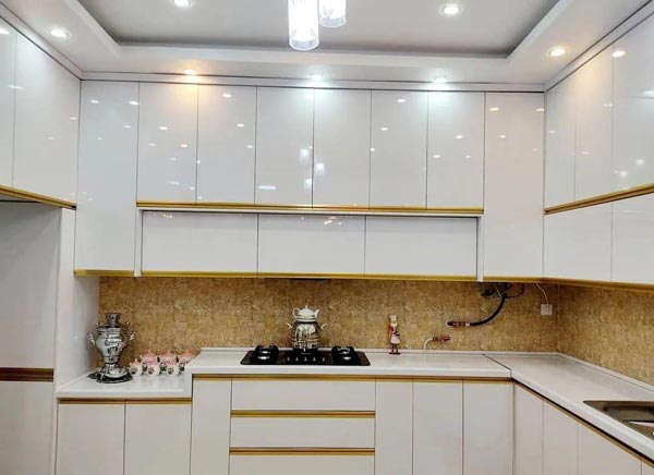 هایگلاس مدل کابینت آشپزخانه ایرانی جدید با ایده های شیک و امروزی