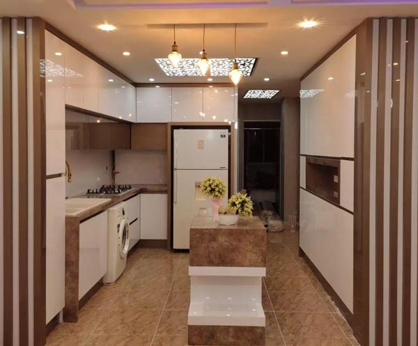 هایگلاس مدل کابینت آشپزخانه ایرانی جدید با ایده های شیک و امروزی