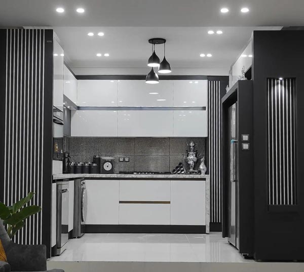 هایگلاس مدل کابینت آشپزخانه ایرانی جدید با ایده های شیک و امروزی