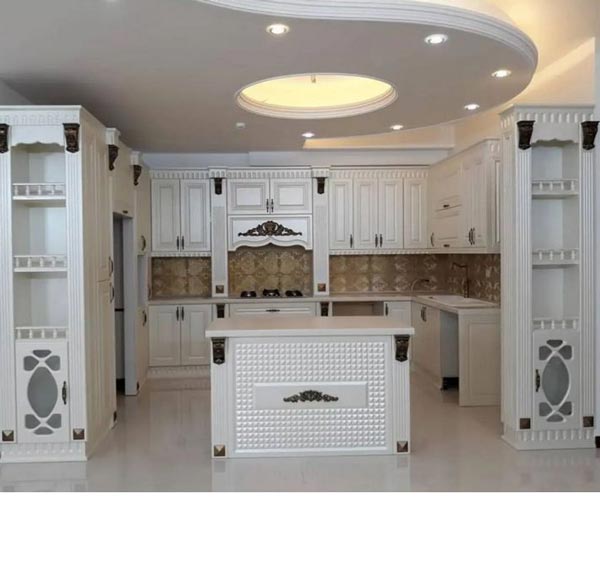 مدل کابینت آشپزخانه ایرانی جدید لوکس مدرن با رنگ های تیره و روشن