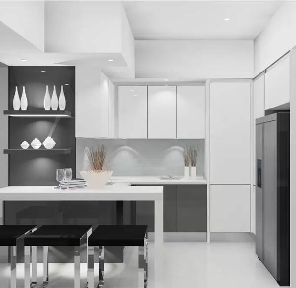 مدل کابینت آشپزخانه کوچک ایرانی جدید با مدل های شیک لاکچری و لوکس