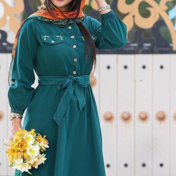 مدل مانتو شیک و با کلاس جلو بسته با مدل های گوناگون و جدید