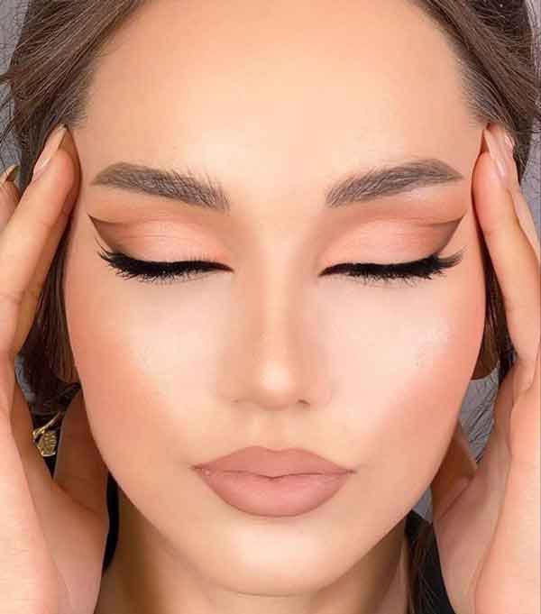 مدل آرایش دخترانه لایت ساده شیک و بسیار جذاب برای عروسی