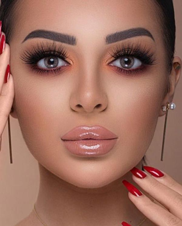 مدل آرایش دخترانه ساده برای عروسی و مهمانی زیبا جذاب و نچرال