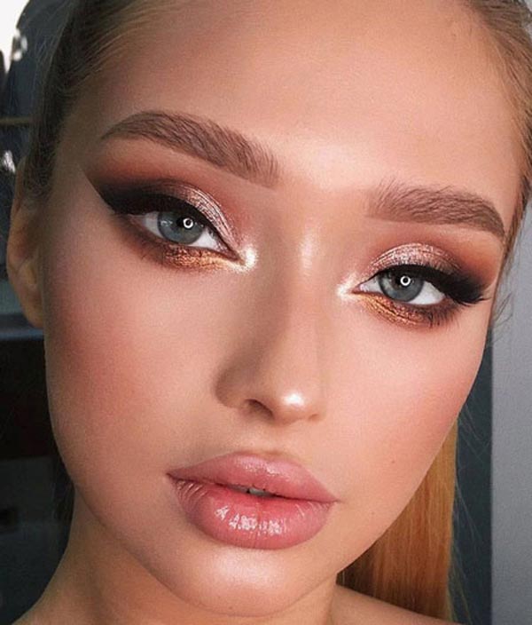 مدل آرایش دخترانه ساده برای عروسی و مهمانی زیبا جذاب و نچرال
