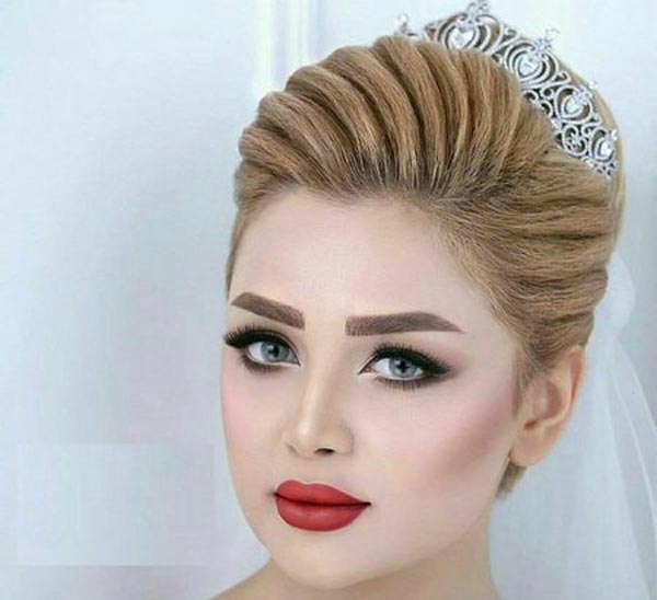 مدل عروس جدید شیک حرفه ای با انواع میکاپ های زیبا و خاص