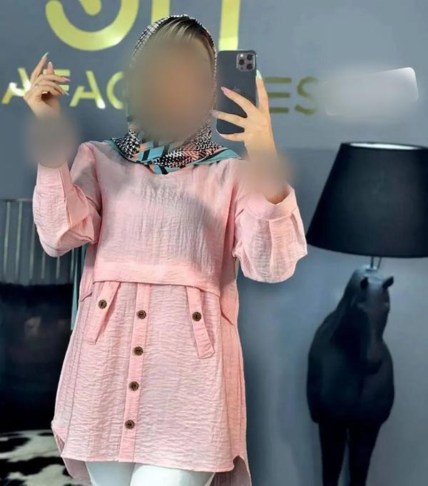 مدل مانتو جلو بسته ابروبادی زیبا ساده و طرحدار زنانه و دخترانه