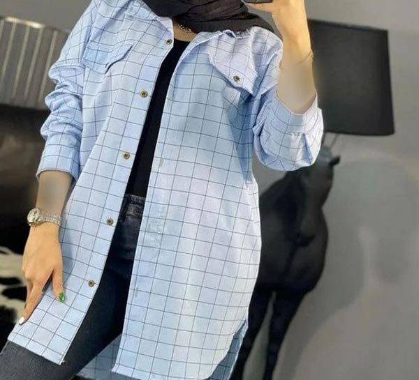 مدل مانتو جلو بسته ابروبادی زیبا ساده و طرحدار زنانه و دخترانه