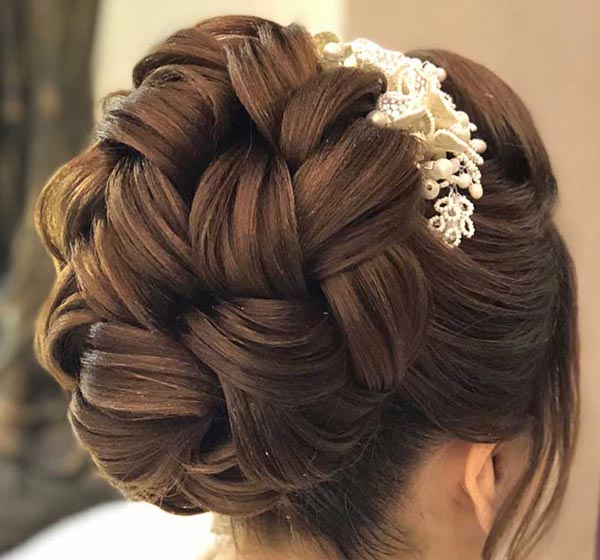 مدل مو مجلسی برای صورت گرد طبیعی و لایت با نکات مهم و طلایی