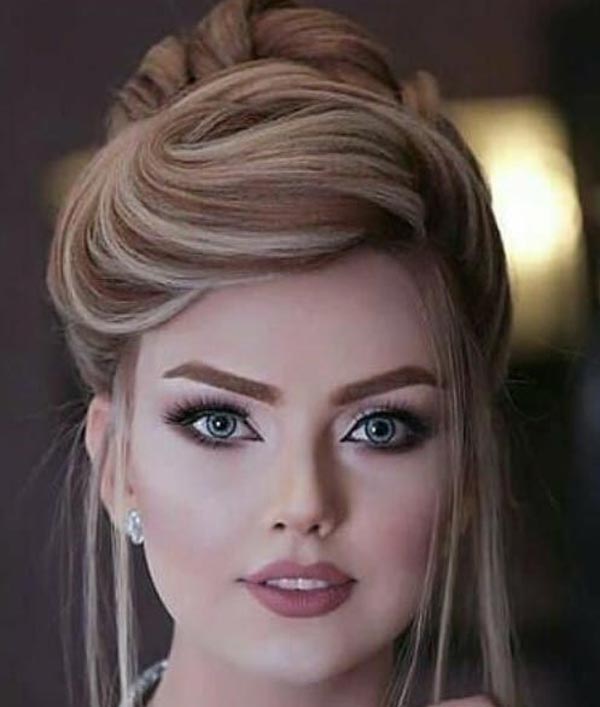 مدل مو مجلسی برای صورت گرد طبیعی و لایت با نکات مهم و طلایی